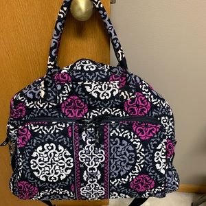 Vera Bradley Weekender Tote - Canterbury Magenta